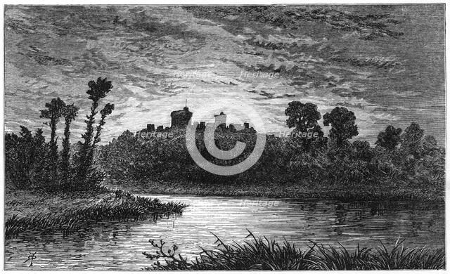 'Windsor, from the East Approach', 1880.Artist: Robert Taylor Pritchett