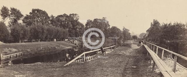 Windsor Lock, 1862. Creator: Victor A Prout.