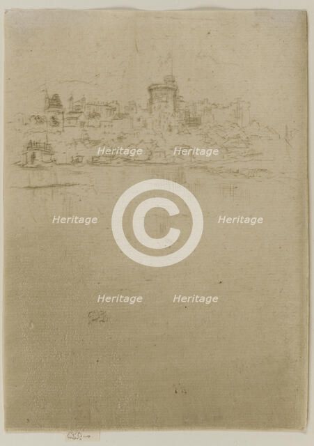 Windsor (Memorial), 1887. Creator: James Abbott McNeill Whistler.