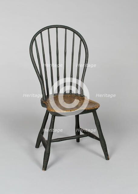 Windsor Side Chair, 1800/25.  Creator: D. E. Cutter.