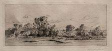 Windy Morning - Schleissheim. Creator: Sion Longley Wenban (American, 1848-1897)