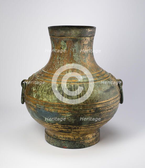 Wine Vessel (hu or zhong), Western Han dynasty (206 B.C.-A.D. 9), 2nd/1st century B.C. Creator: Unknown.