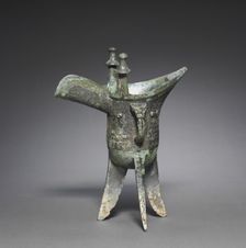 Wine vessel (Jue), c. 1200 BC. Creator: Unknown