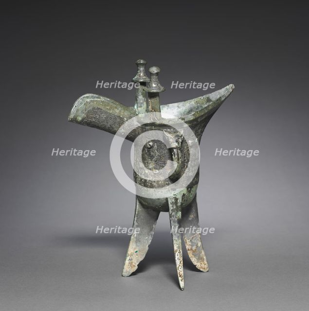 Wine vessel (Jue), c. 1200 BC. Creator: Unknown.
