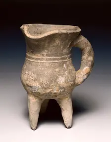 Wine Warmer (Jue), c. 1300-1023 BC. Creator: Unknown