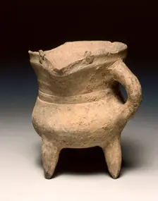 Wine Warmer (Jue), c. 1300-1023 BC. Creator: Unknown