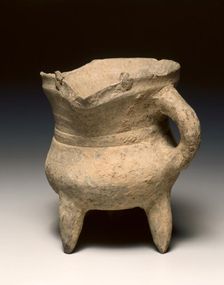 Wine Warmer (Jue), c. 1300-1023 BC. Creator: Unknown