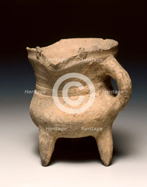 Wine Warmer (Jue), c. 1300-1023 BC. Creator: Unknown.
