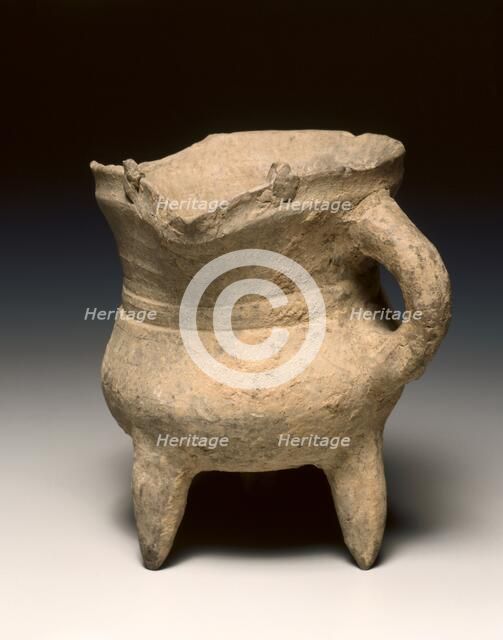 Wine Warmer (Jue), c. 1300-1023 BC. Creator: Unknown.