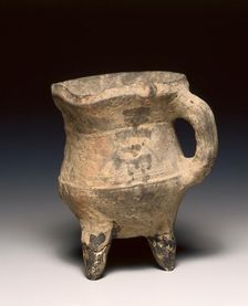 Wine Warmer (Jue), c. 1300-1023 BC. Creator: Unknown