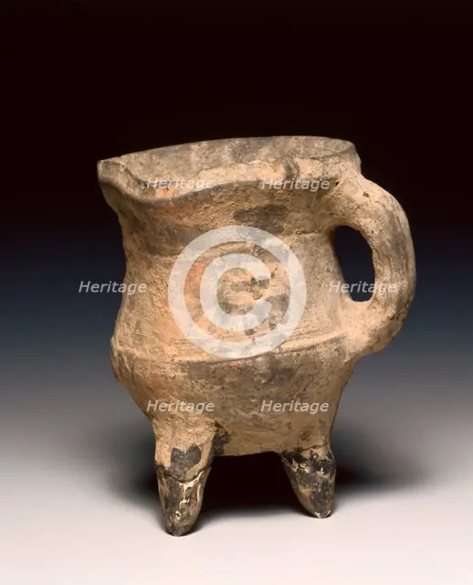 Wine Warmer (Jue), c. 1300-1023 BC. Creator: Unknown.