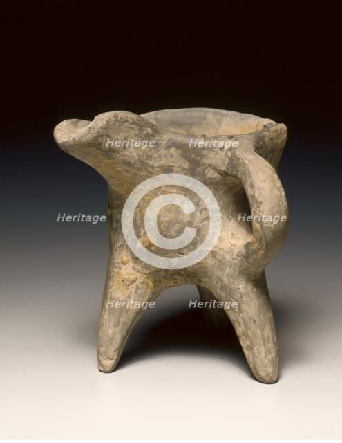 Wine Warmer (Jue), c. 1300-1023 BC. Creator: Unknown.