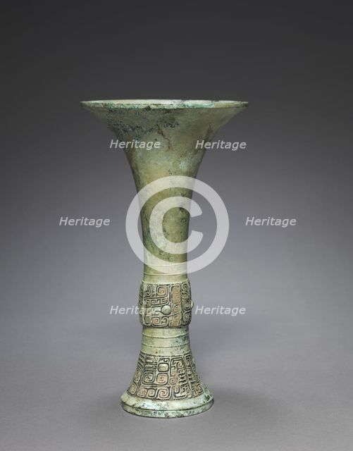 Wine Beaker (Gu), c. 1200 BC. Creator: Unknown.
