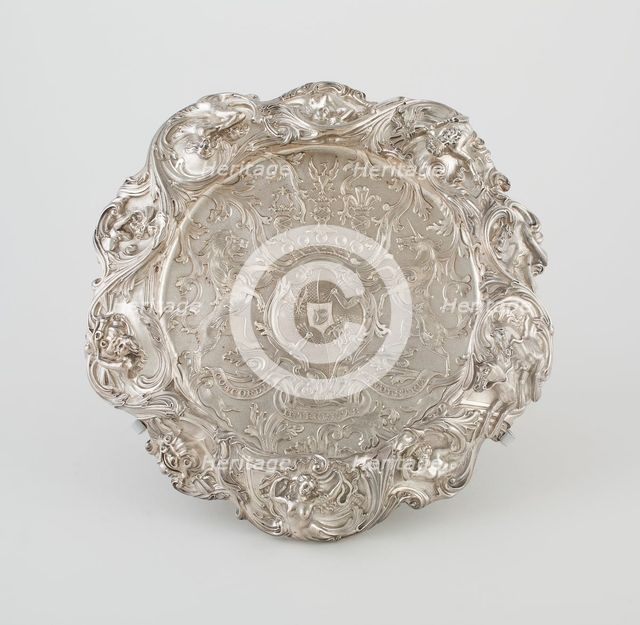 Wine Bottle Cooler Stand, London, 1845/46. Creator: Robert Garrard II.