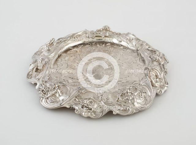 Wine Bottle Cooler Stand, London, 1845/46. Creator: Robert Garrard II.