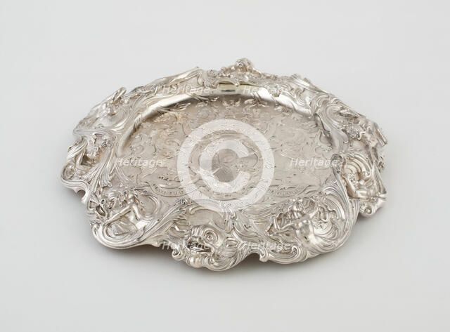 Wine Bottle Cooler Stand, London, 1845/46. Creator: Robert Garrard II.