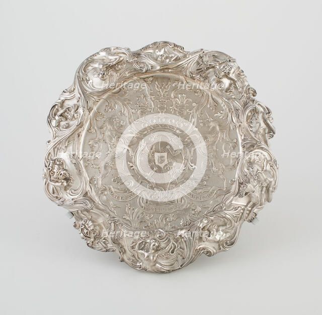 Wine Bottle Cooler Stand, London, 1845/46. Creator: Robert Garrard II.