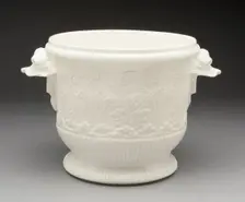 Wine Bottle Cooler, Saint-Cloud, 1720/40. Creator: Saint-Cloud Porcelain Manufactory