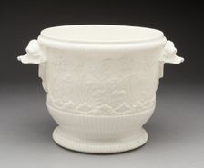 Wine Bottle Cooler, Saint-Cloud, 1720/40. Creator: Saint-Cloud Porcelain Manufactory