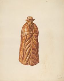 Wine Bottle, c. 1938. Creator: Al Curry
