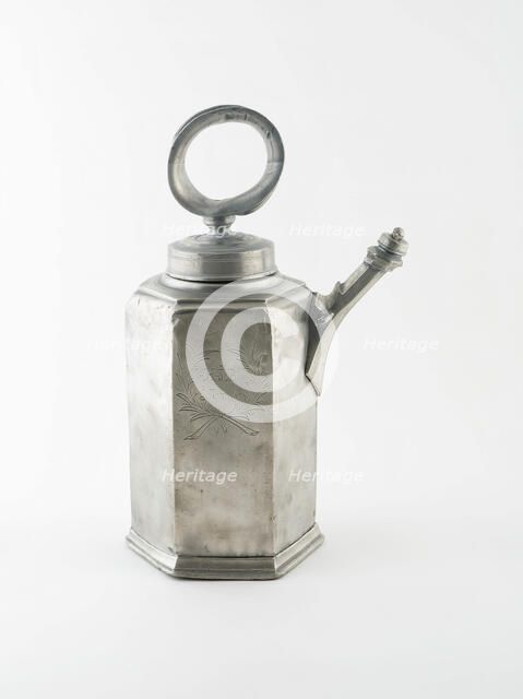 Wine Can, Zürich, 1746. Creator: Wilhelm I. Breitenger.