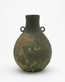 Wine container (hu) with birds and dragons, Eastern Zhou dynasty, 6th century BCE. Creator: Unknown