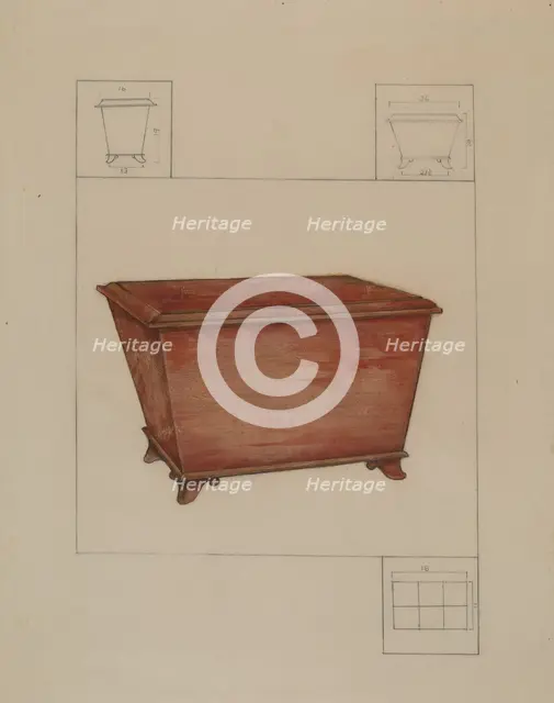 Wine Cooler, c. 1936. Creator: Henry Meyers.