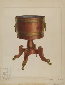 Wine Cooler, c. 1937. Creator: James M. Lawson