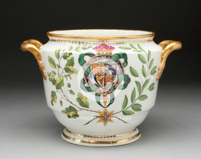 Wine Cooler from the Duke of Clarence Service, Worcester, 1789/90. Creator: Royal Worcester.