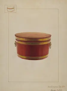 Wine Cooler with Cover, c. 1937. Creator: Samuel Fineman