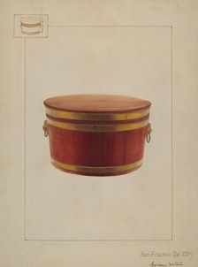 Wine Cooler with Cover, c. 1937. Creator: Samuel Fineman