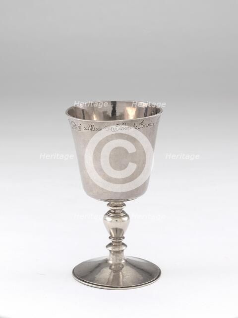 Wine Cup, c. 1660. Creators: John Hull, Robert Sanderson.