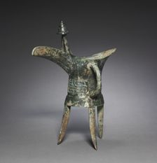 Wine Cup (Jue), c. 1400 BC. Creator: Unknown
