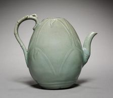 Wine Ewer with Incised Bamboo Shoot Design, 1100s. Creator: Unknown