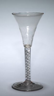 Wine Glass, 1740-1750. Creator: Unknown