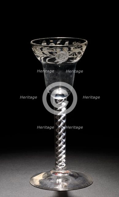 Wine Glass, 1750-1799. Creator: Unknown.