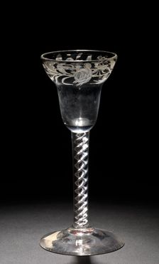 Wine Glass, 1750-1799. Creator: Unknown
