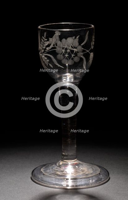 Wine Glass, 1750-1799. Creator: Unknown.