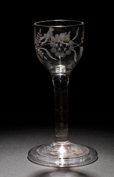Wine Glass, 1750-1799. Creator: Unknown