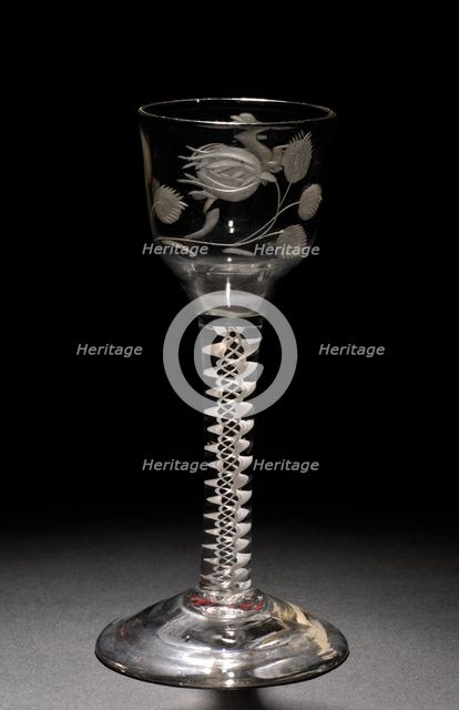 Wine Glass, 1750-1799. Creator: Unknown.
