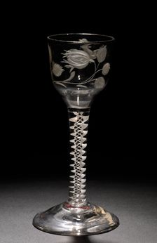 Wine Glass, 1750-1799. Creator: Unknown