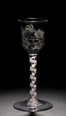 Wine Glass, 1750-1799. Creator: Unknown