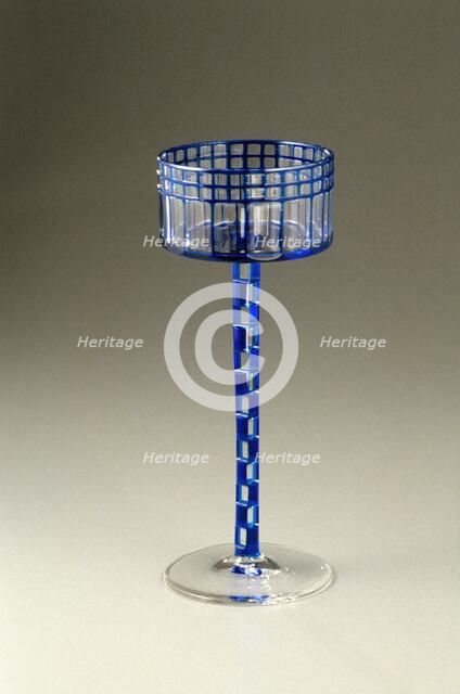 Wine glass, 1905-1906. Creators: Otto Prutscher, Meyr's Neffe.