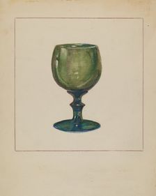 Wine Glass, 1935/1942. Creator: Agnes Karlin