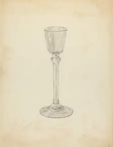 Wine Glass, 1935/1942. Creator: Palmyra Pimentel