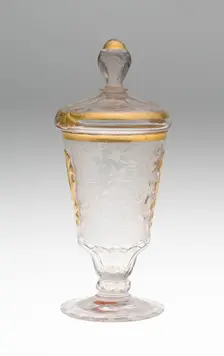 Wine Glass and Cover, Schleswig, c. 1740. Creator: Unknown