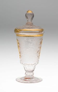 Wine Glass and Cover, Schleswig, c. 1740. Creator: Unknown