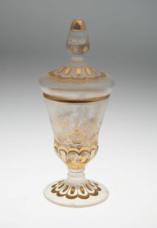 Wine Glass and Cover, Potsdam, c. 1740. Creator: Unknown