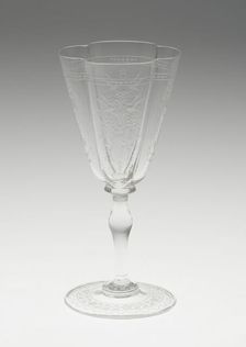 Wine Glass, Austria, 19th century. Creator: J.& L. Lobmeyr