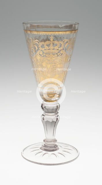 Wine Glass, Bohemia, Early 18th century. Creator: Bohemia Glass.